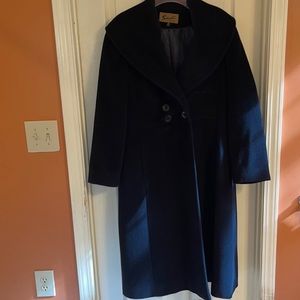 Black Wool SACHI COLLECTION Coat 16